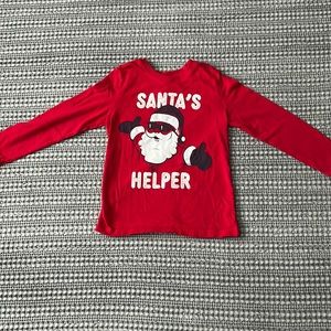 4T Long Sleeve Santa’s Helper Shirt